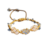 دستبند فلوراید و کوارتز (Fluorite & Quartz)