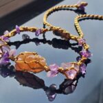 دستبند امیتست (Amethyst) و اونتورین (Aventurine) - Image 2