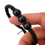 دستبند عقیق سیاه (Black Agate)